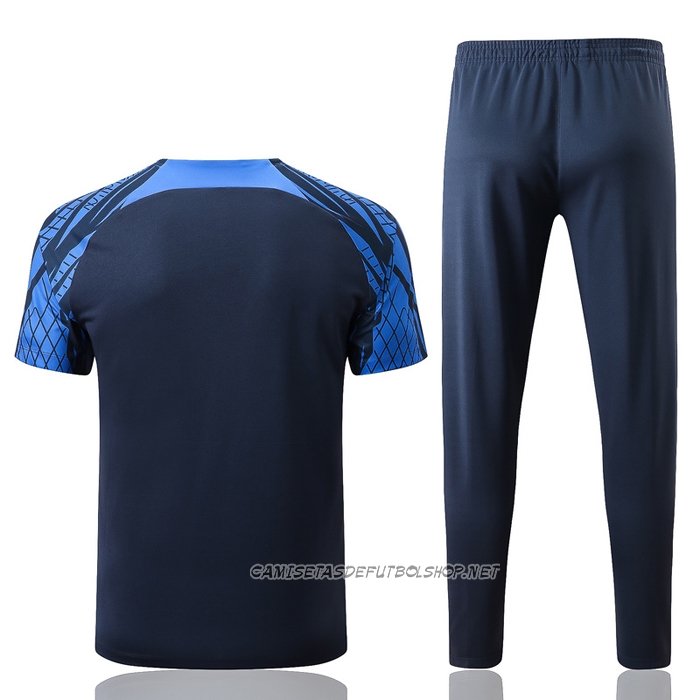 Chandal del Paises Bajos 22-23 Manga Corta Azul
